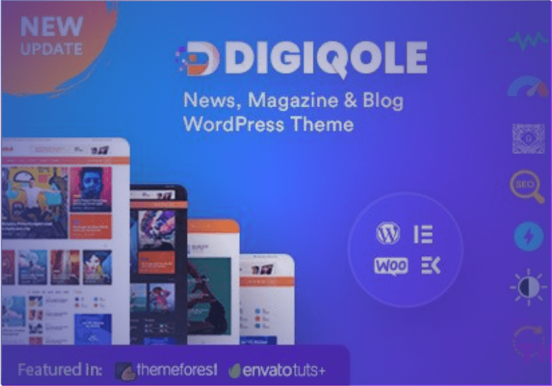 Digiqole News Magazine WordPress Theme