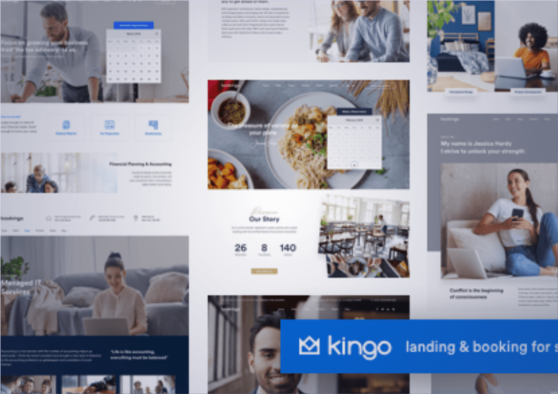 Kingo Small Businesses Booking